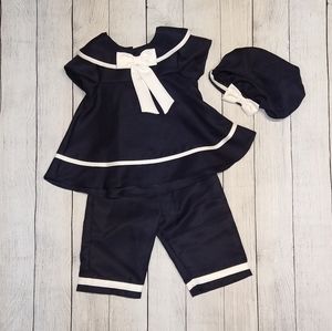 Rare Editions Girls Sailor Set